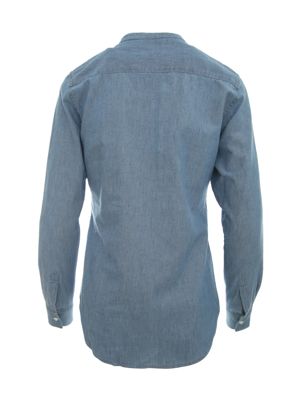 Long-Sleeved Denim Shirt
