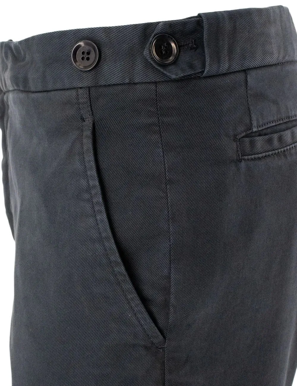Garment Dyed Straight-Leg Pants