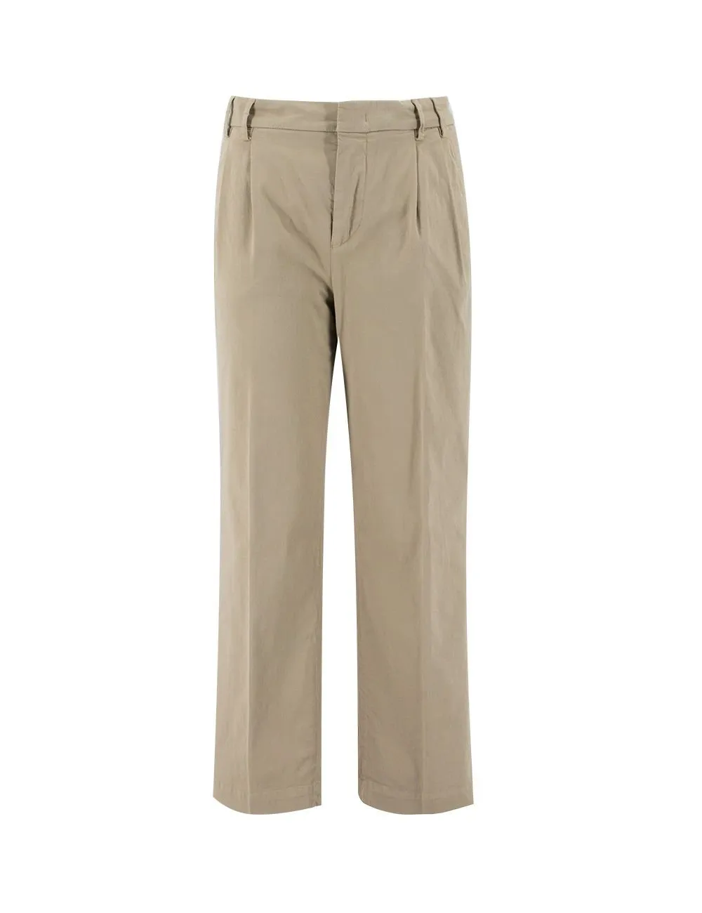 Pleated Regular-Fit Pants