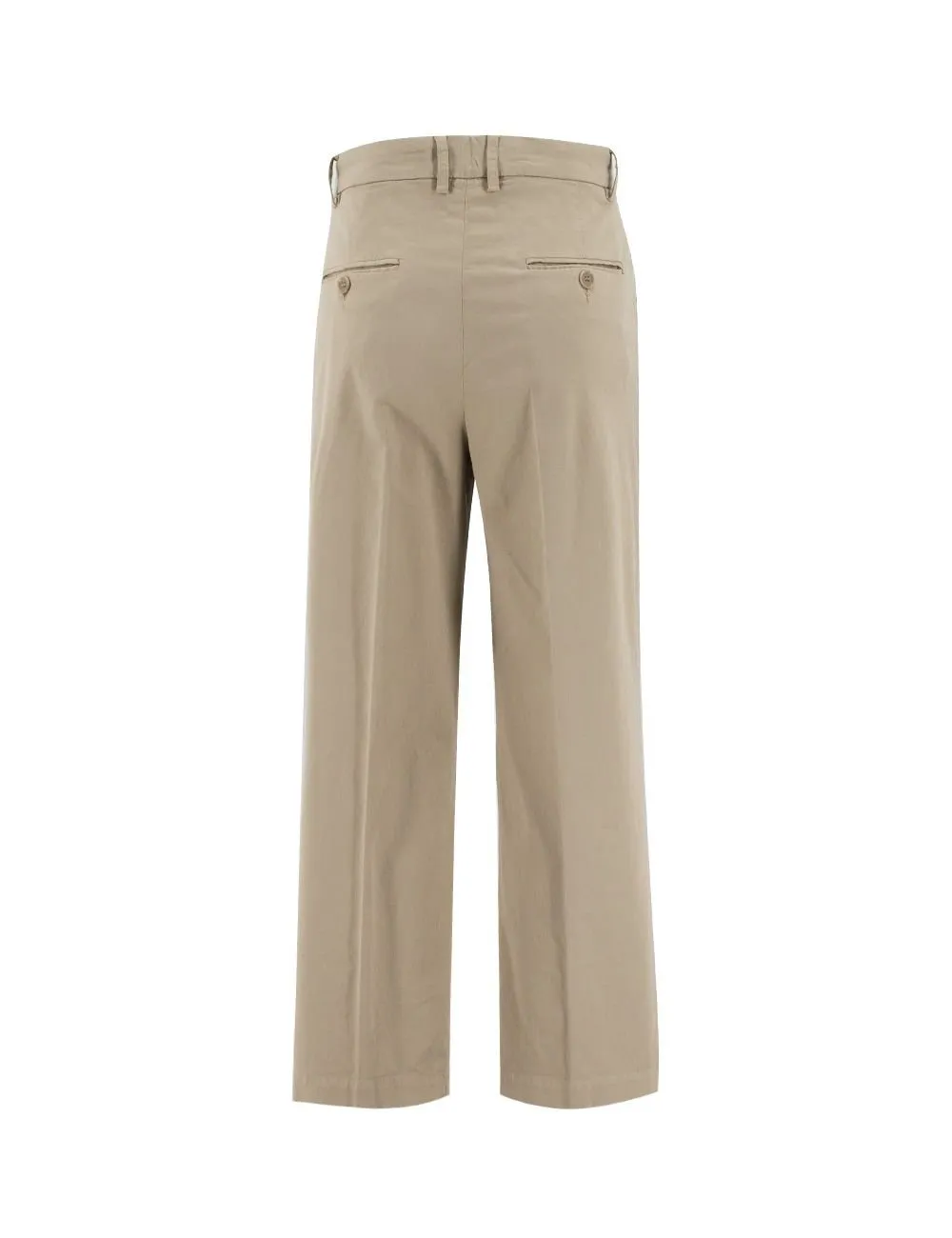 Pleated Regular-Fit Pants