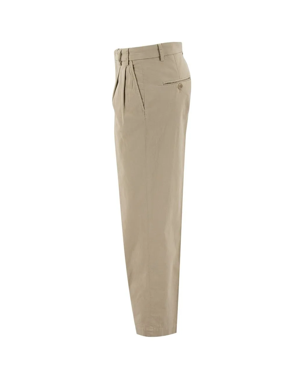Pleated Regular-Fit Pants