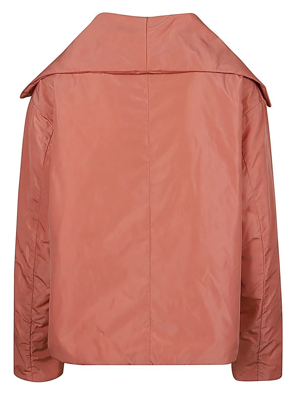 Wide-Collar Buttoned Jacket