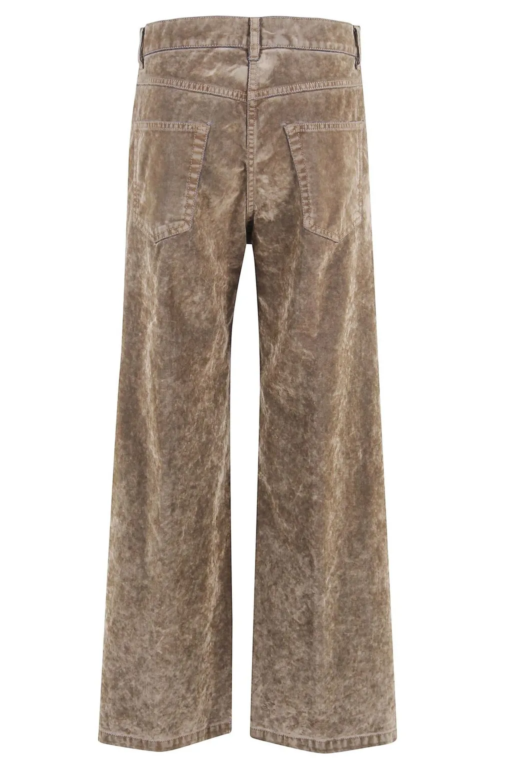Wide-Leg Cotton Pants