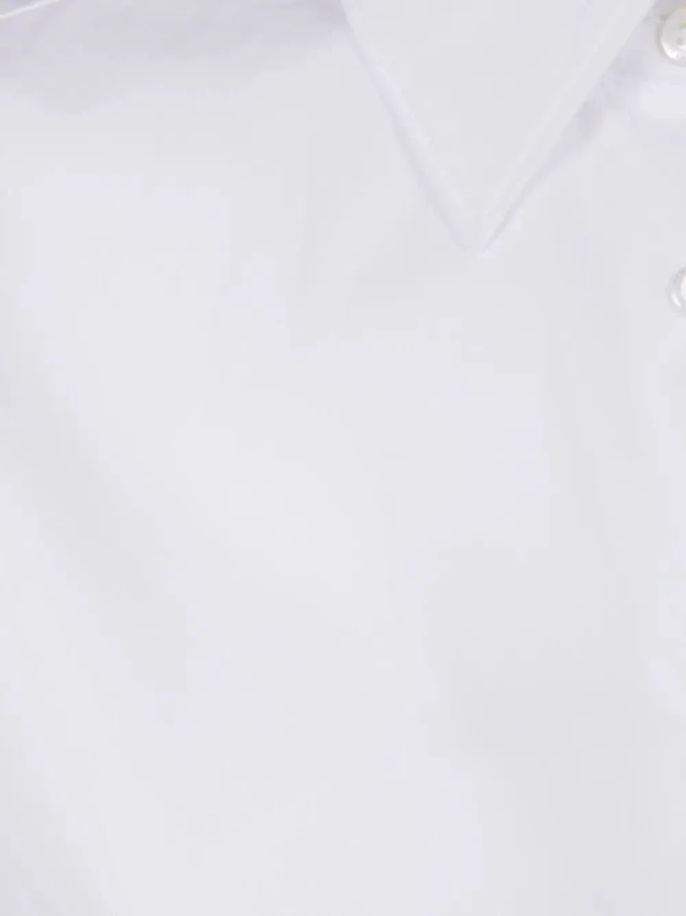 Long-Sleeved Curved Hem Shirt