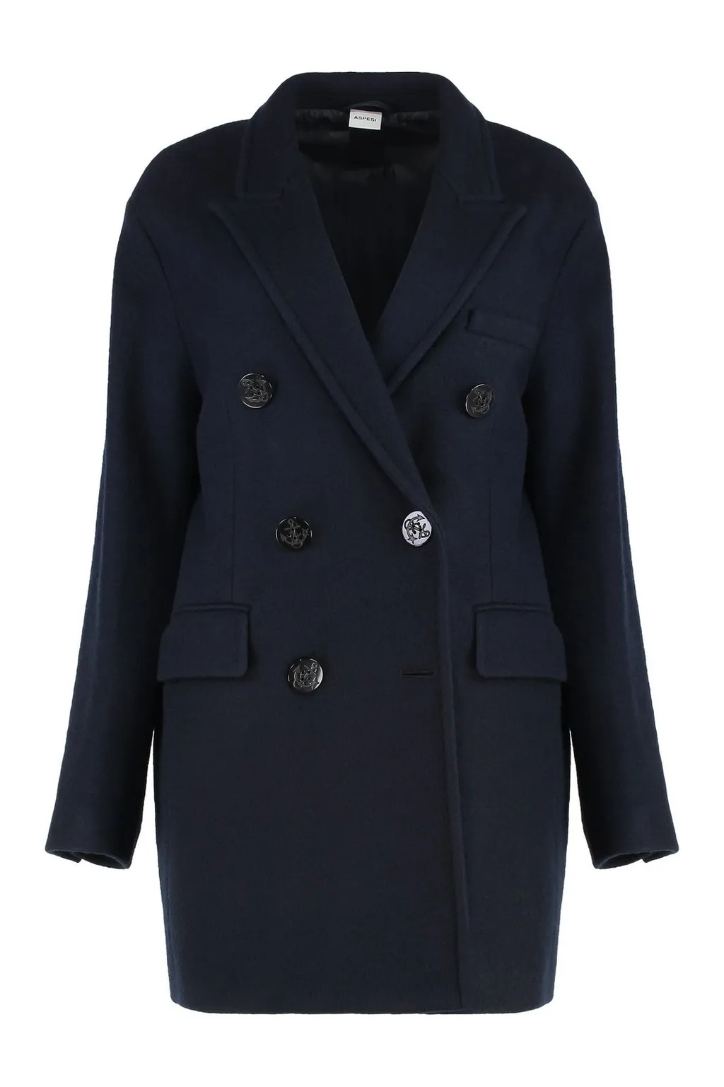 Double-Breasted Wool Coat