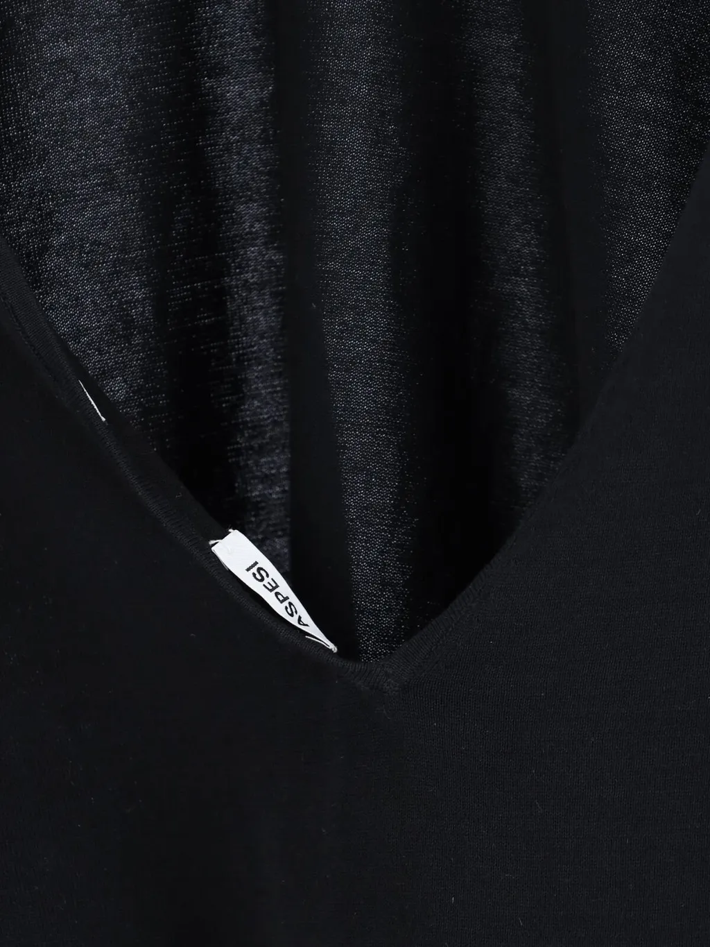 V-Neck Rear-Tied Jumper