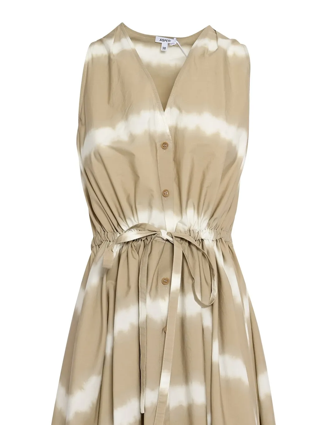 Tie-Dye Printed Poplin Dress
