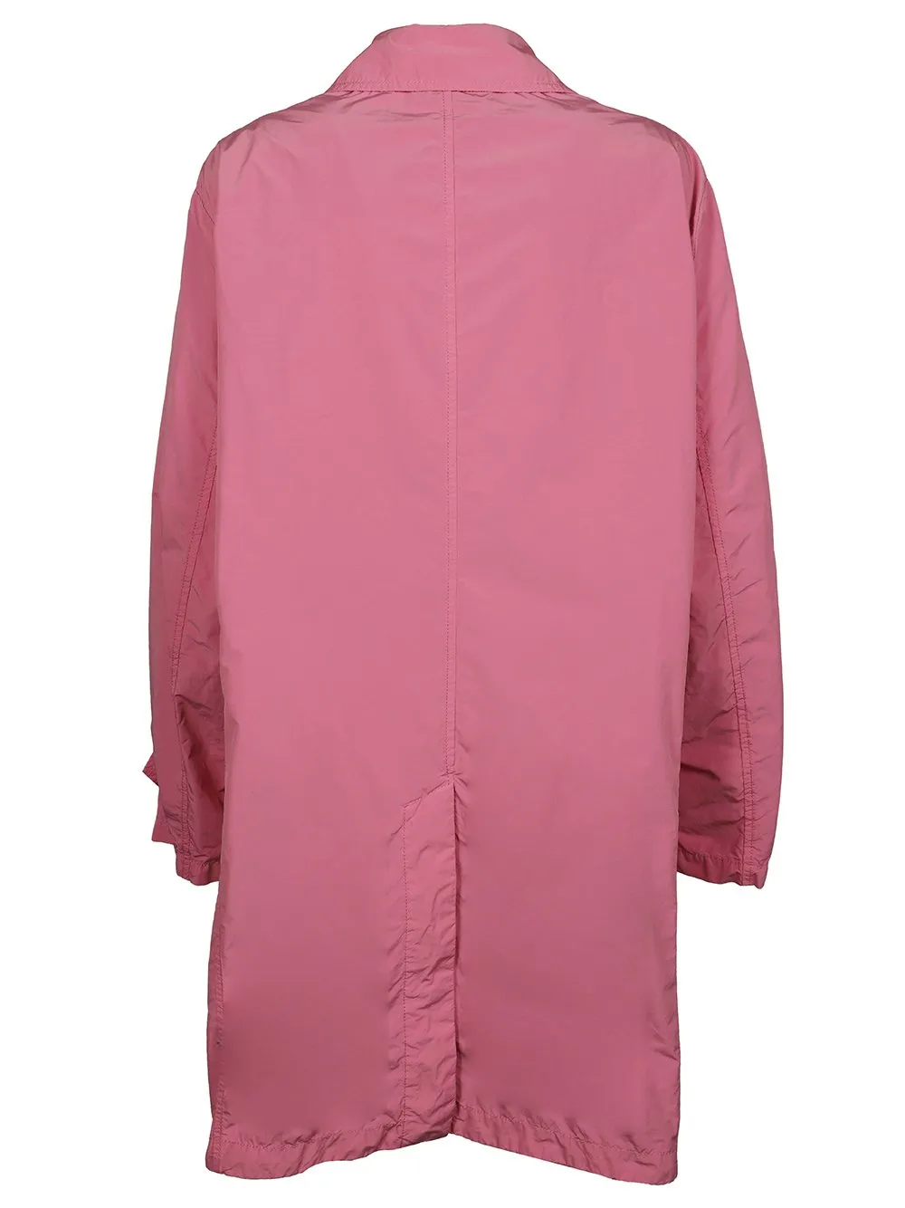 Long-Sleeved Button-Up Coat