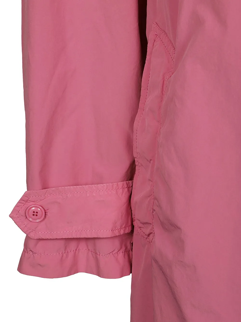 Long-Sleeved Button-Up Coat