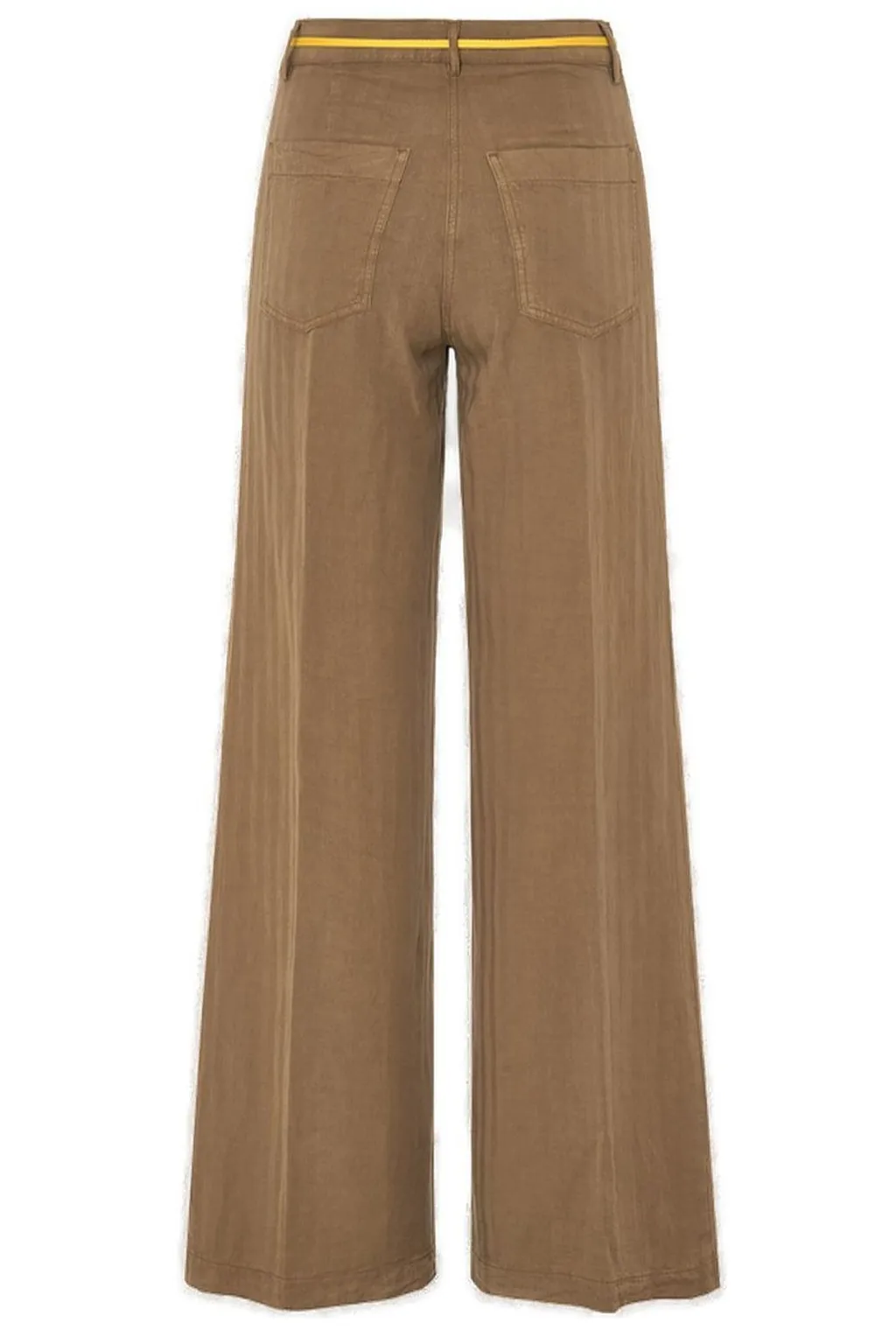 Drawstring Wide-Leg Trousers