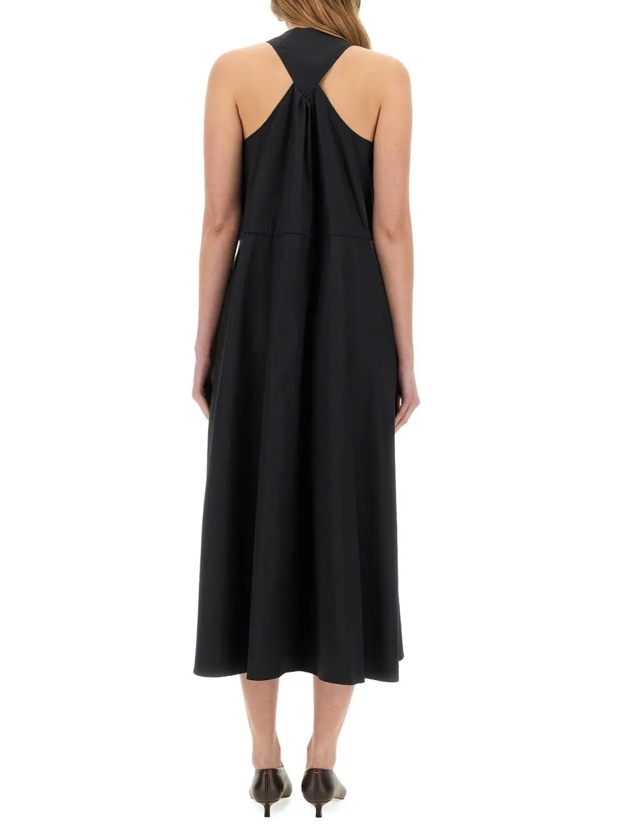 Poplin Midi Dress