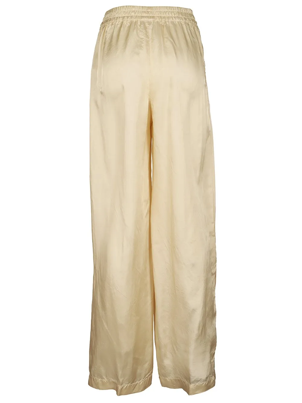 Elasticated Waistband Satin Trousers