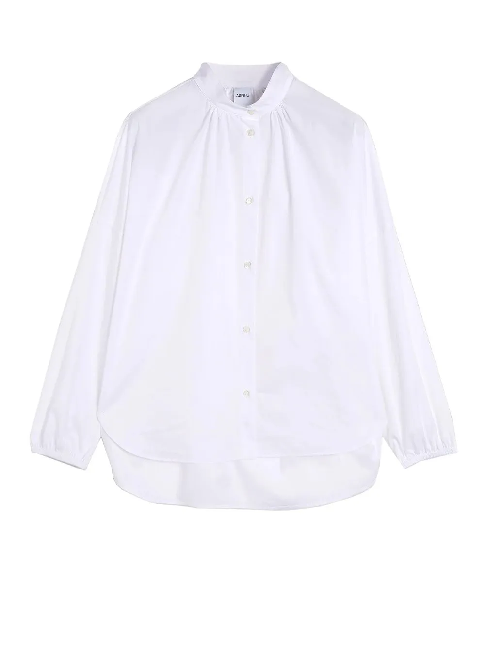 Drop-Shoulder Button-Up Shirt