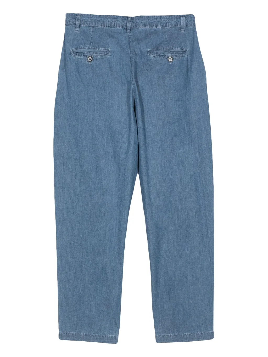 Chambray Pleated Trousers