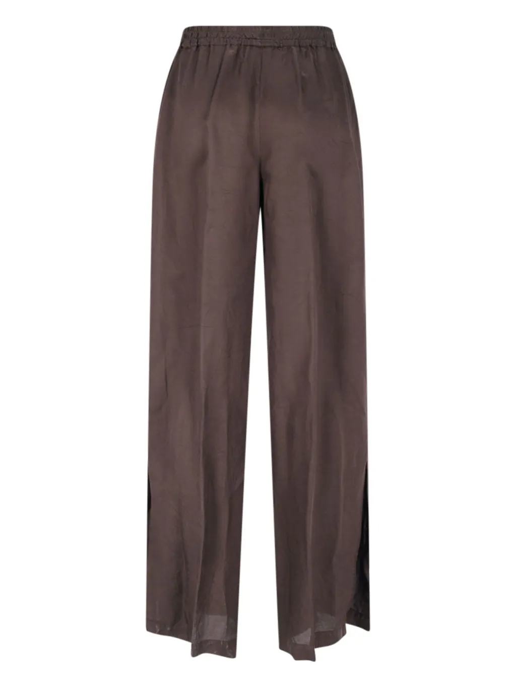 Elasticated Waistband Straight Trousers