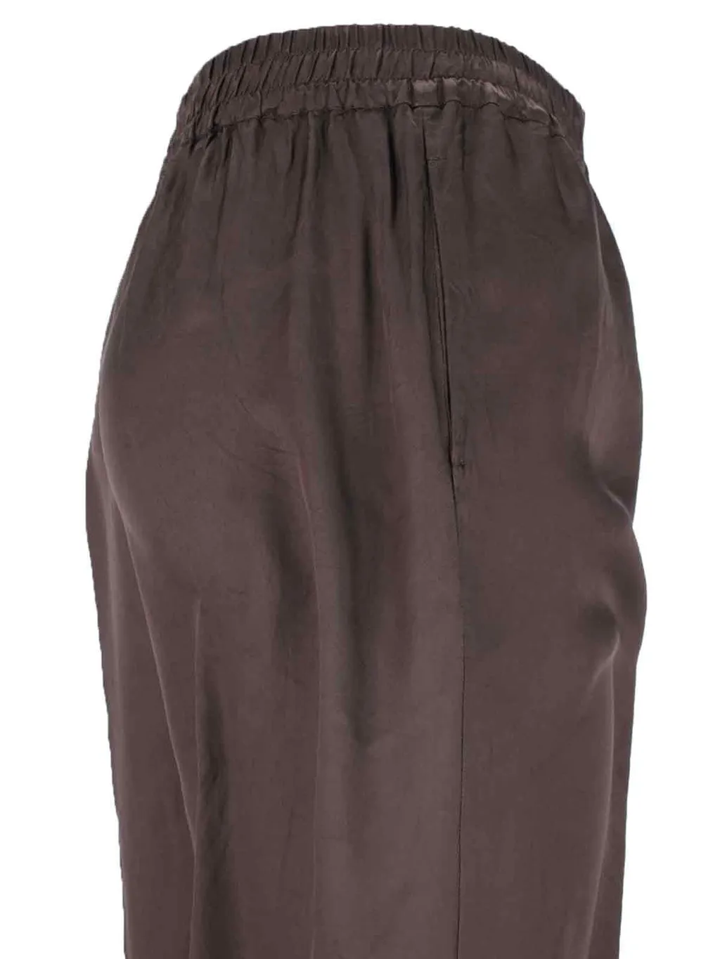 Elasticated Waistband Straight Trousers