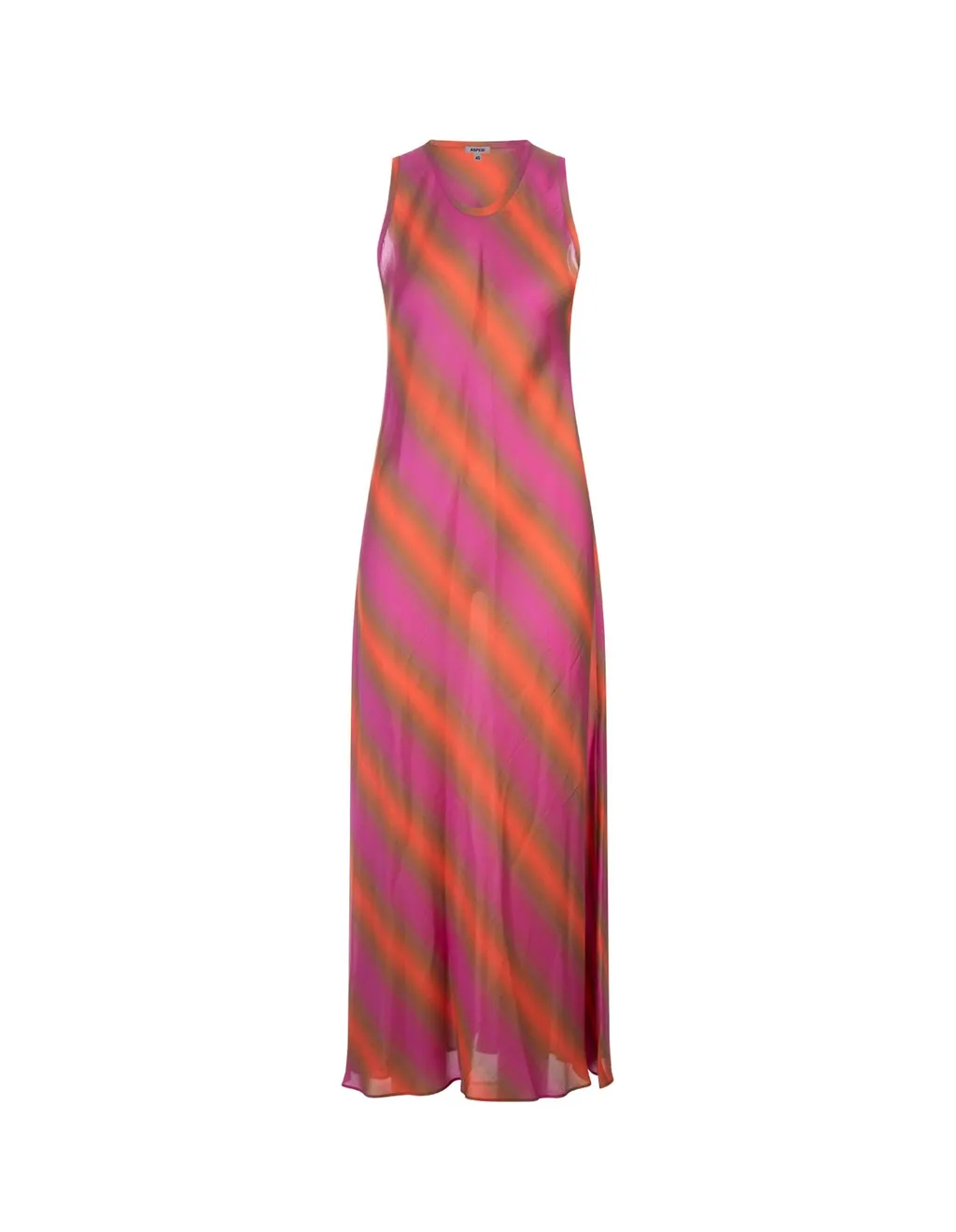 Sleeveless Striped Maxi Dress