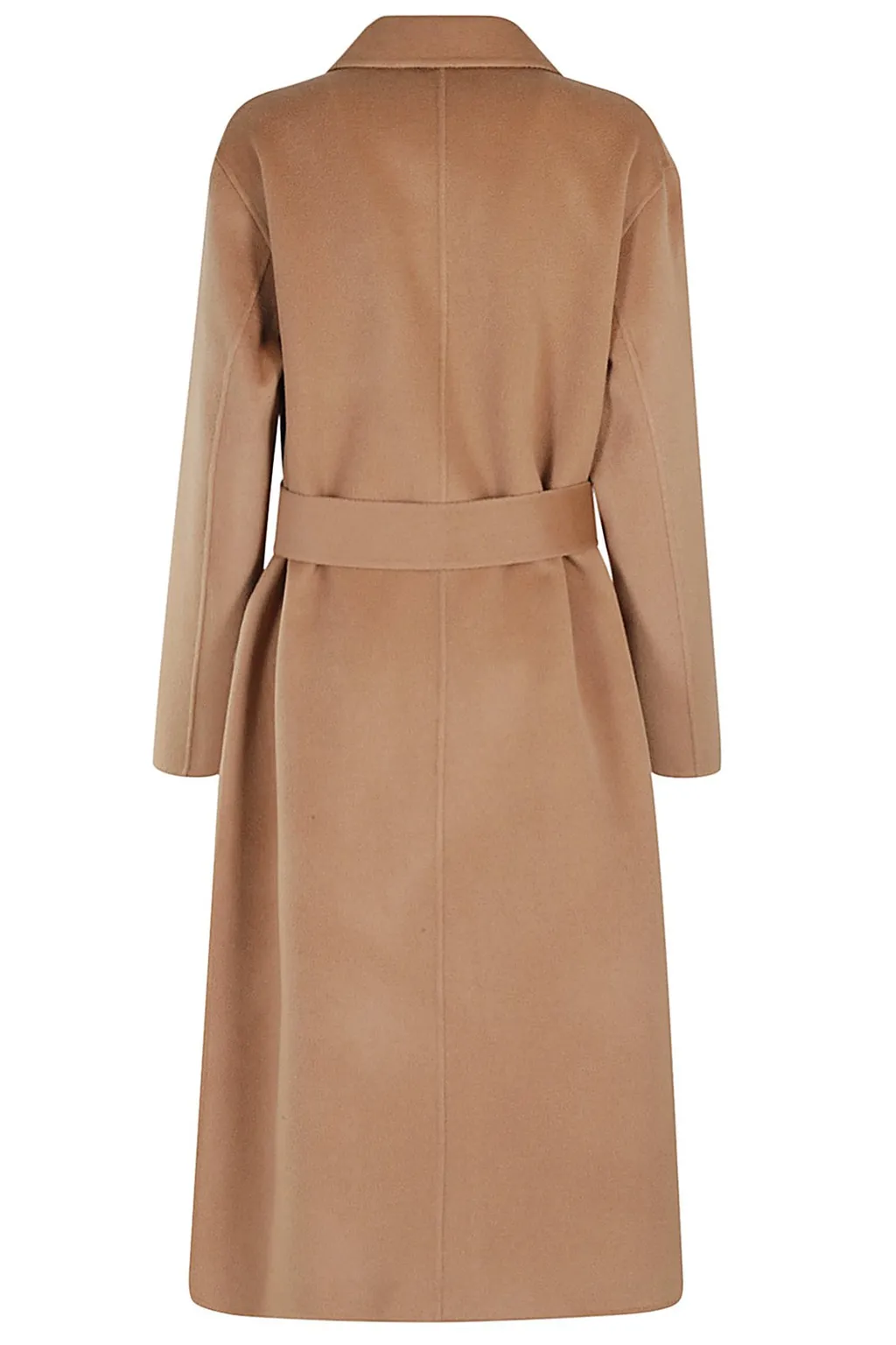 Button-Up Belted Coat