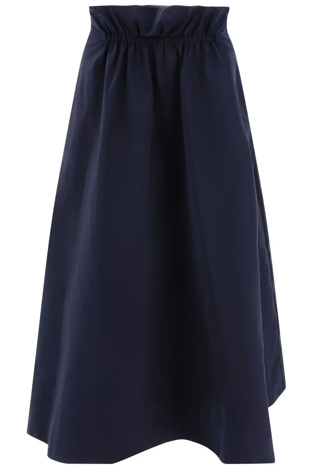 Ruched Flared Skirt