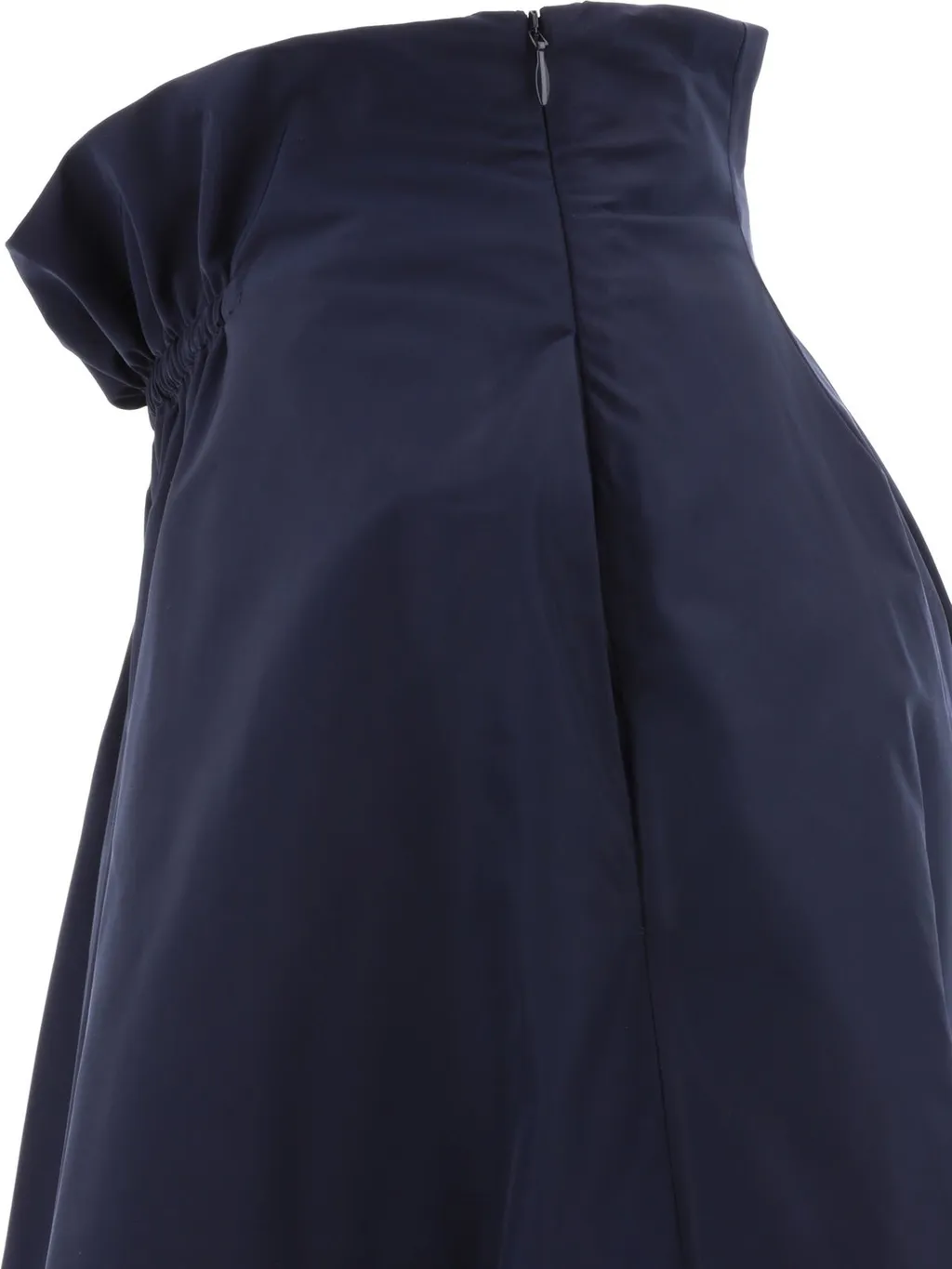 Ruched Flared Skirt