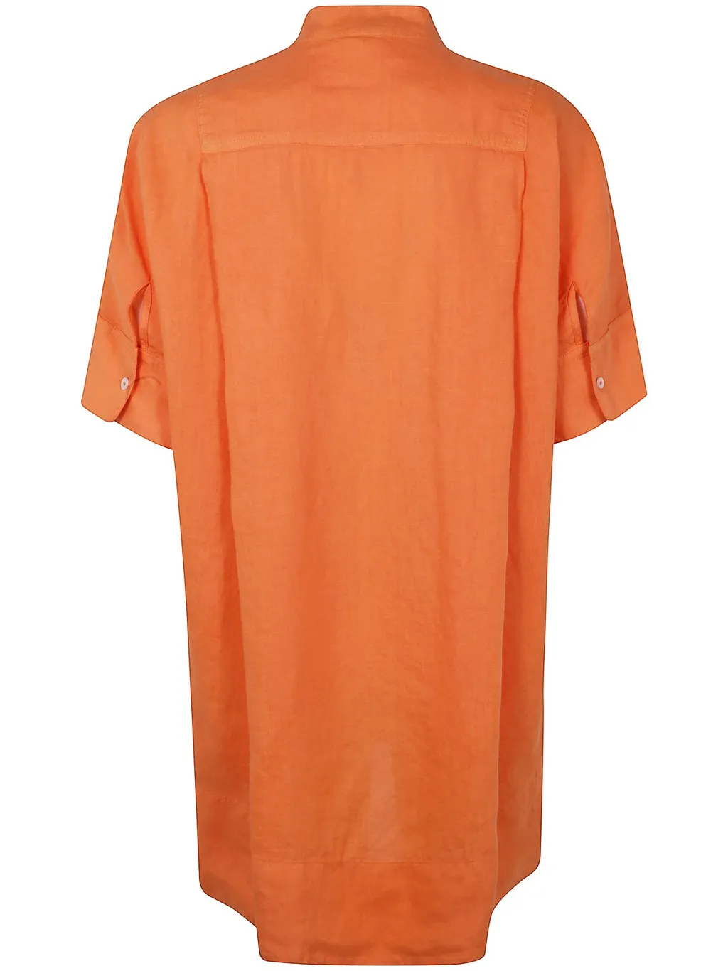 Mandarin Collar Short Sleeved Shirt