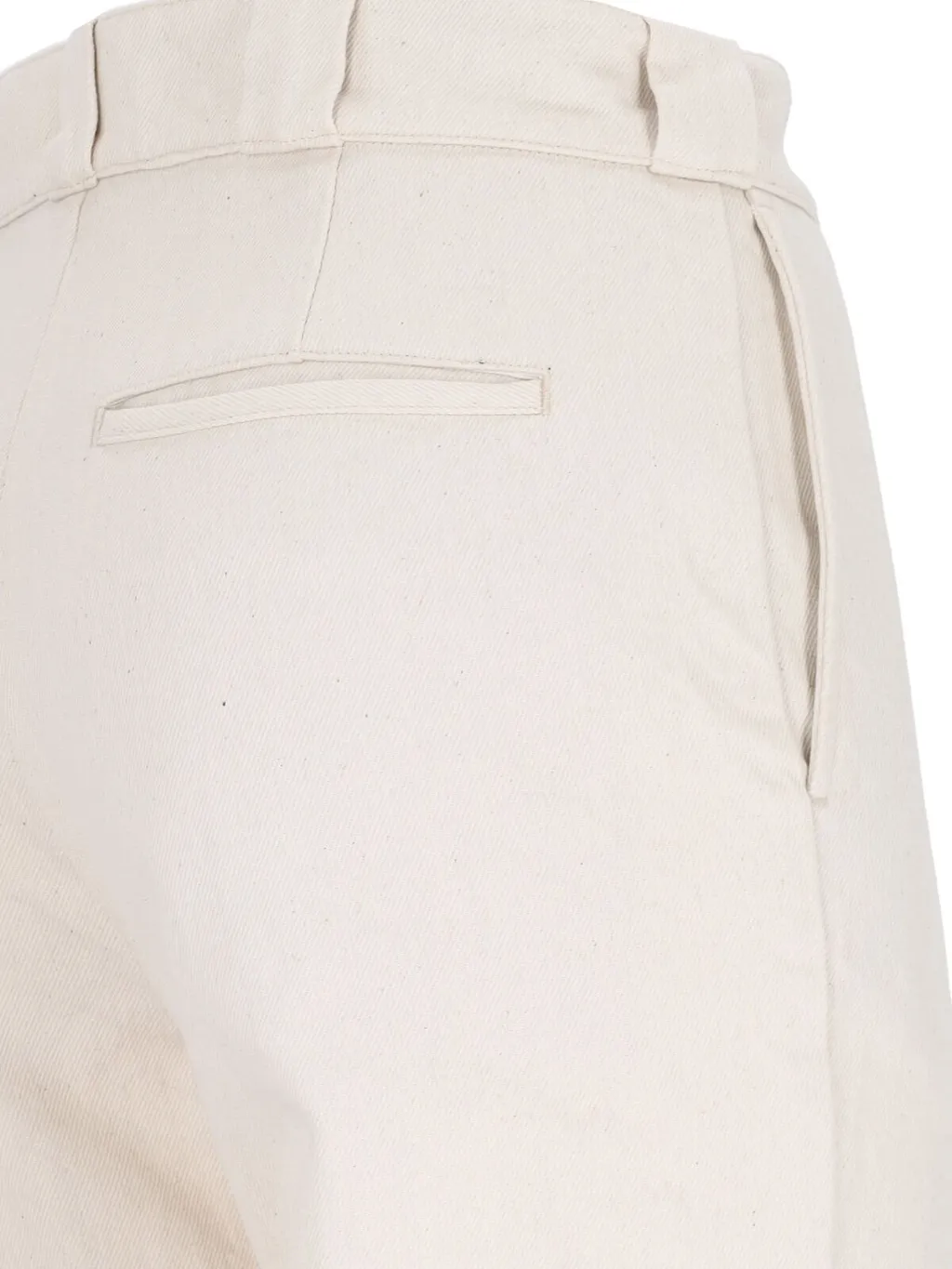 Straight Hem Bull Trousers