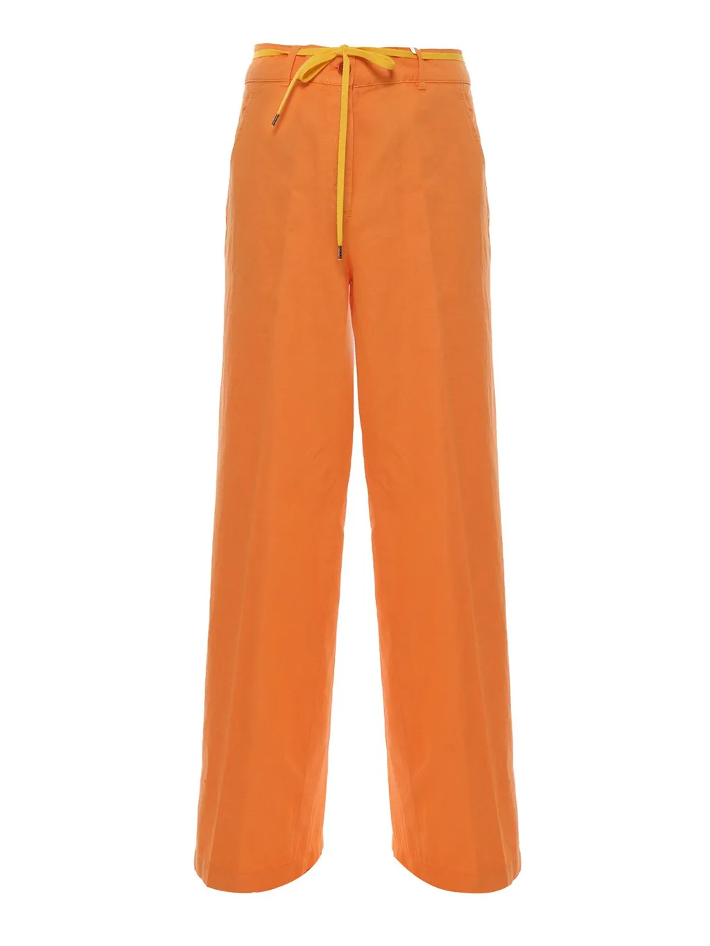 High-Waisted Wide-Leg Trousers