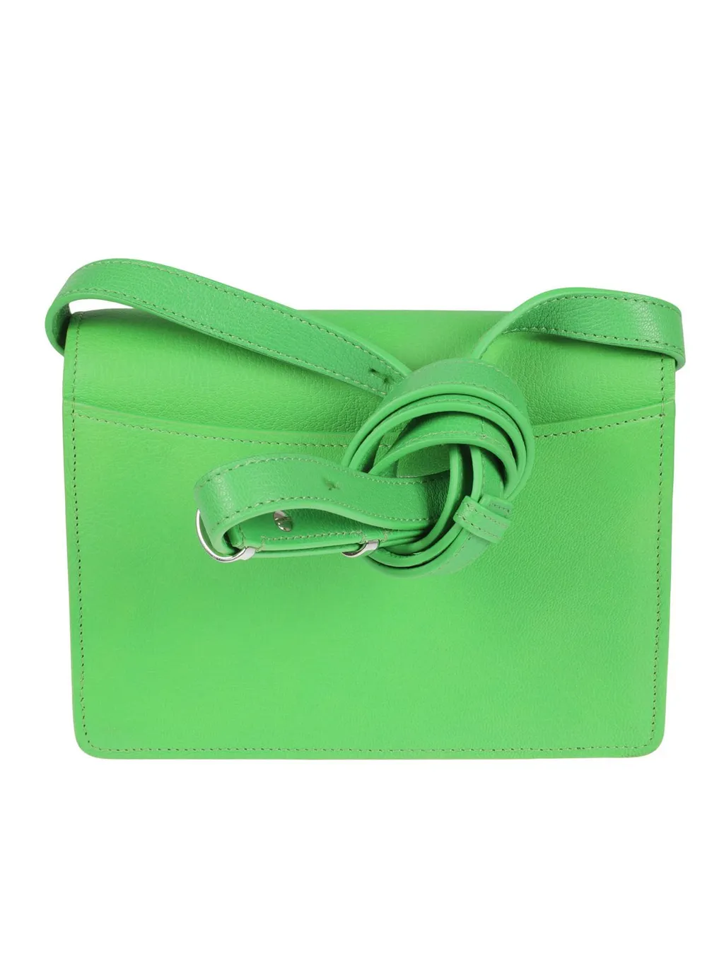 Four Ring Foldover Top Shoulder Bag