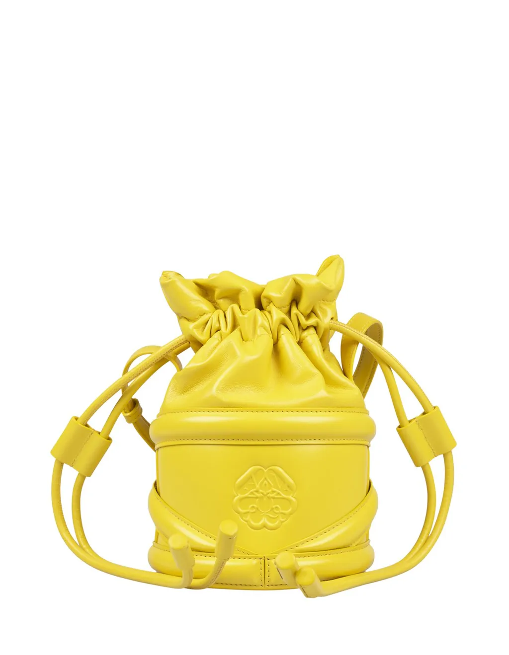 Soft Curve Drawstring Bucket Bag