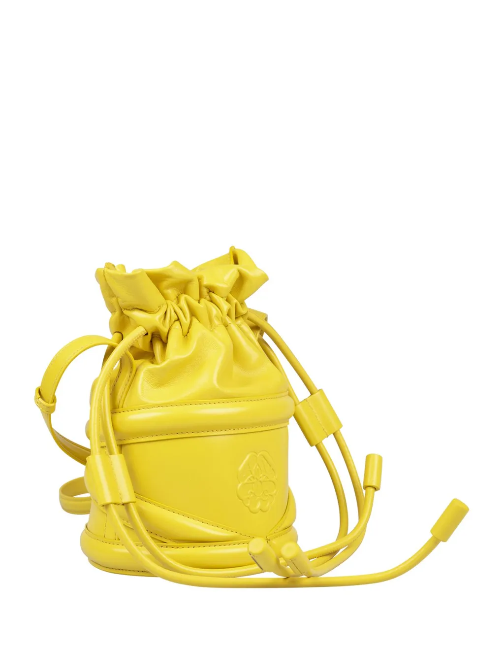 Soft Curve Drawstring Bucket Bag