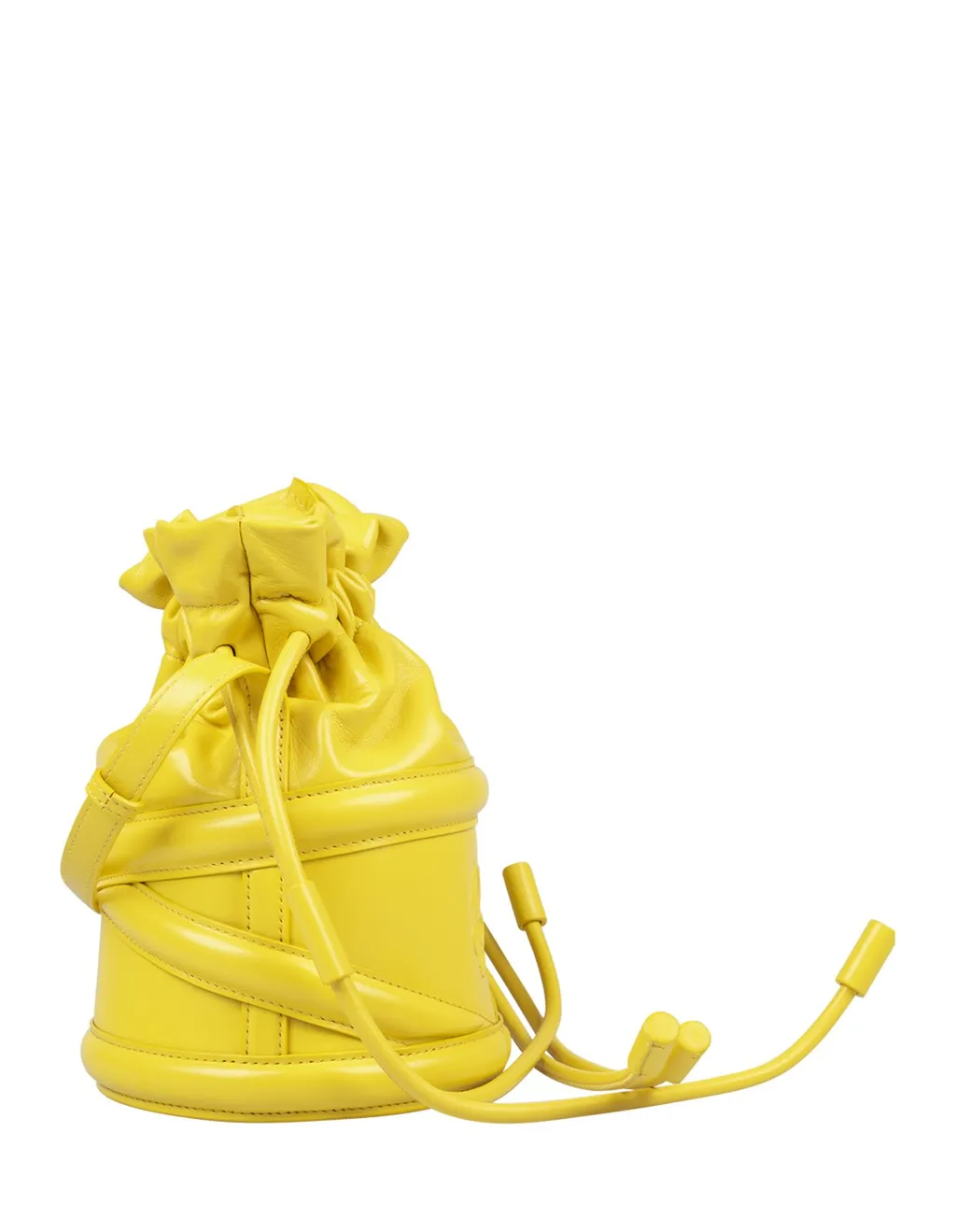 Soft Curve Drawstring Bucket Bag