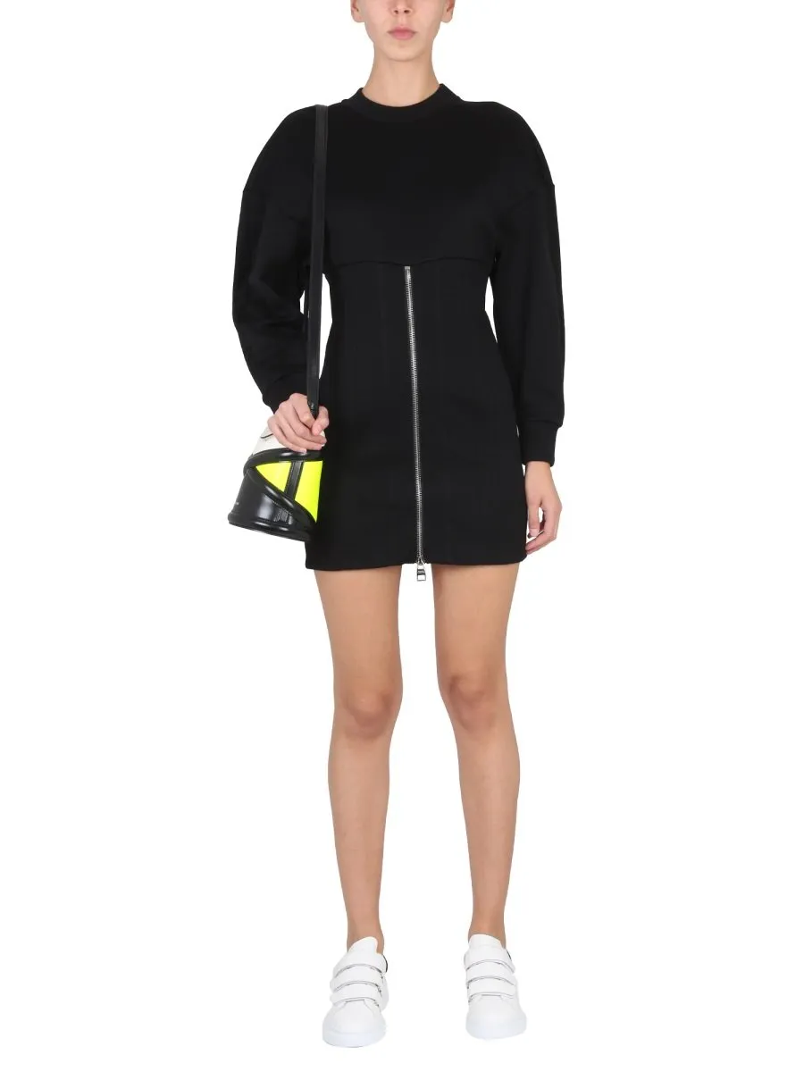 Zipped Long Sleeved Dress