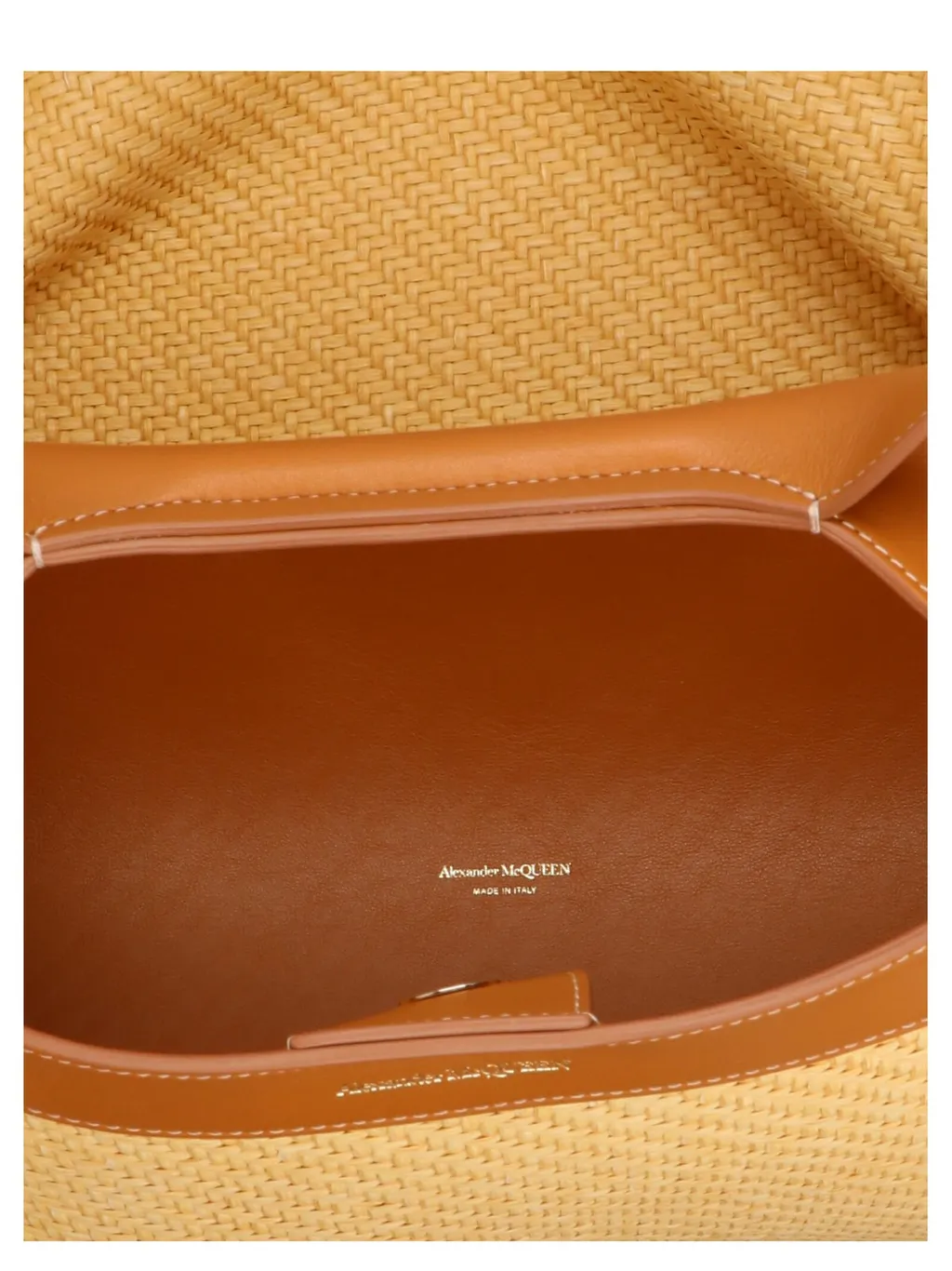 Logo Printed Panelled Tote Bag