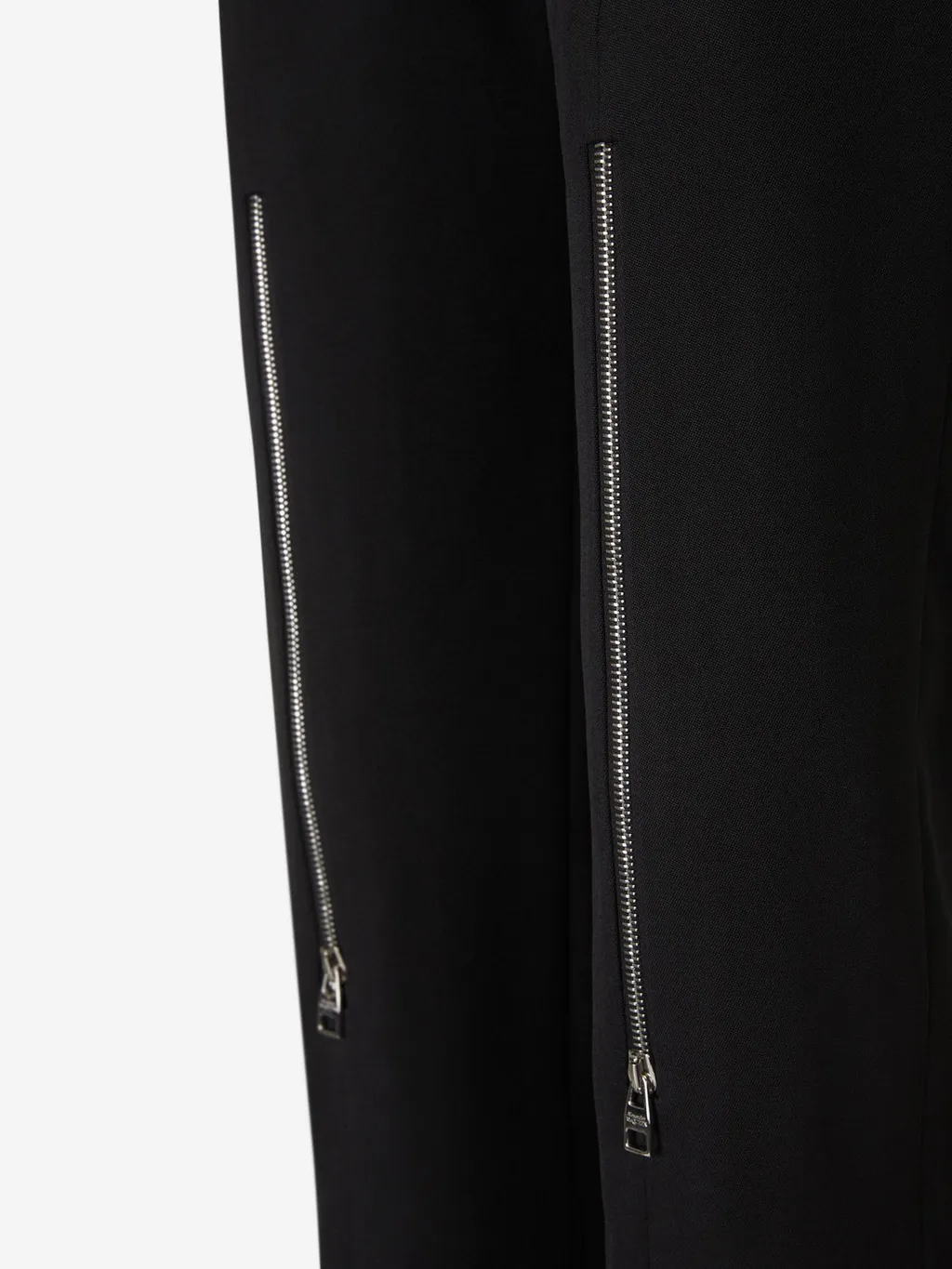 High-Waisted Zipped Pants