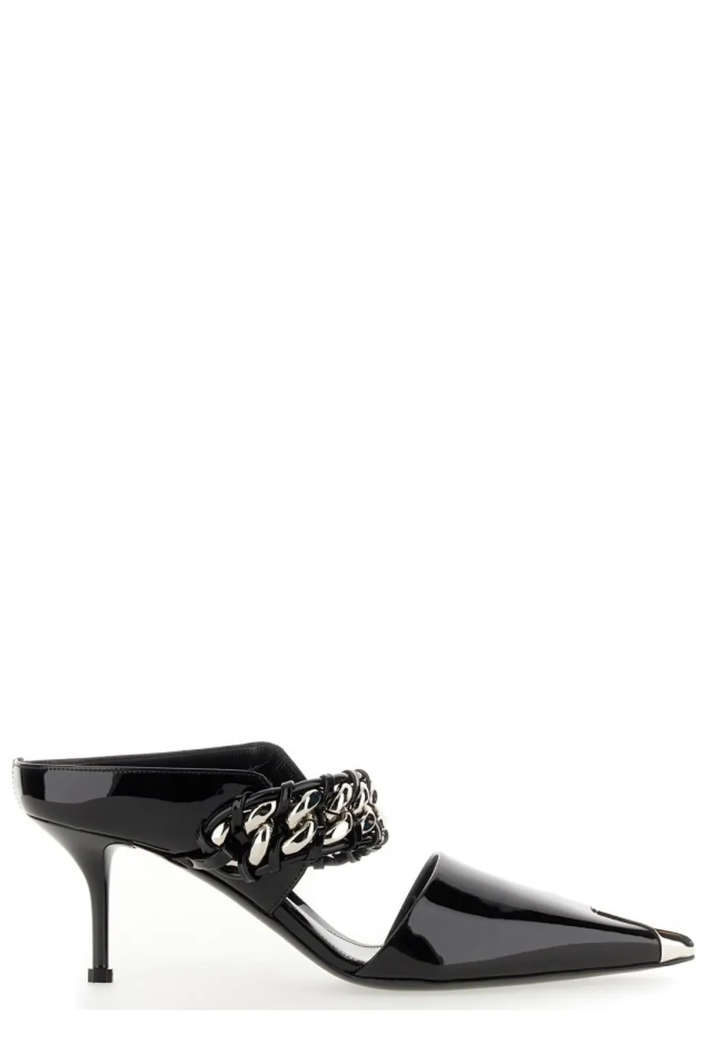 Pointed Toe Slip-On Sandals