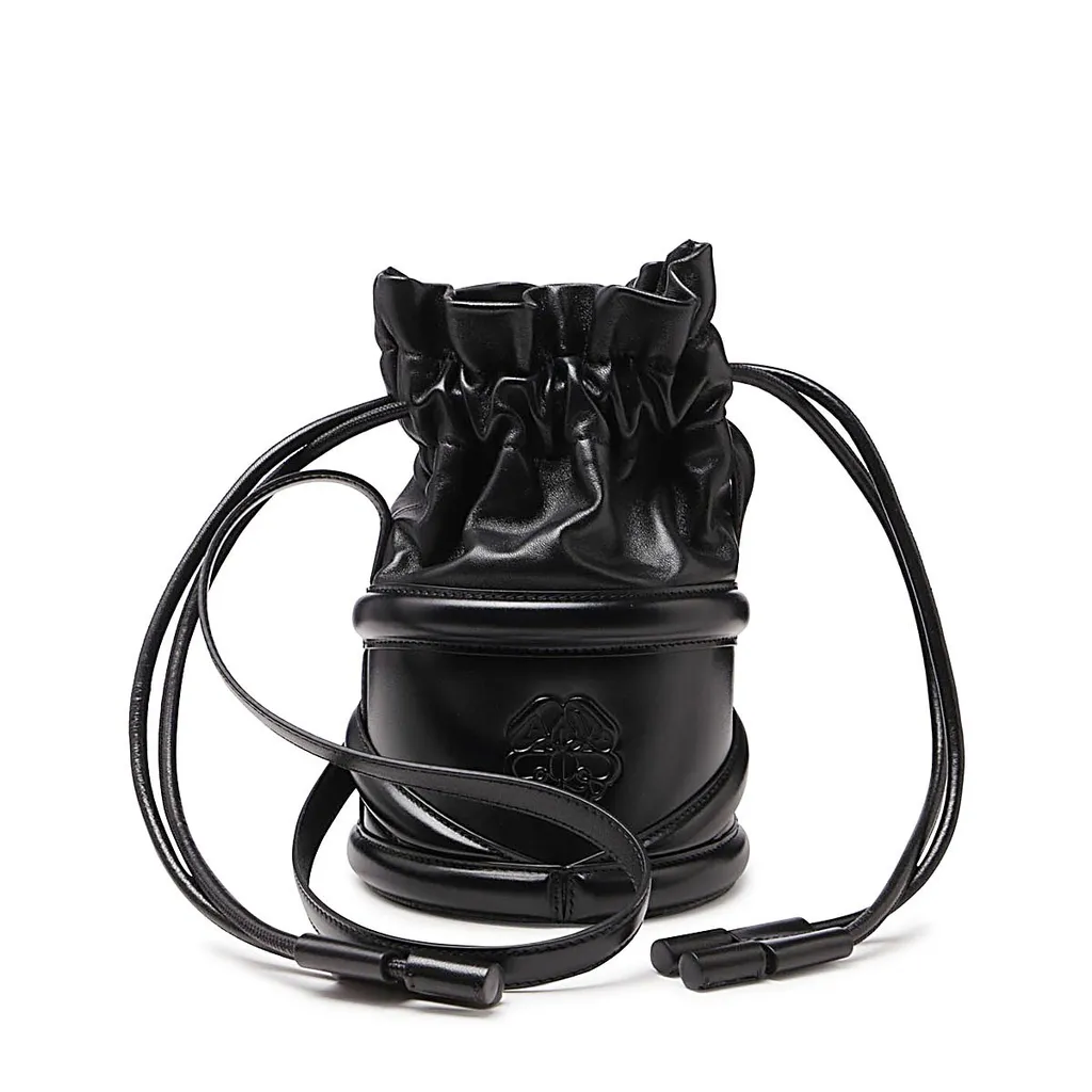 Logo Detailed Drawstring Bucket Bag