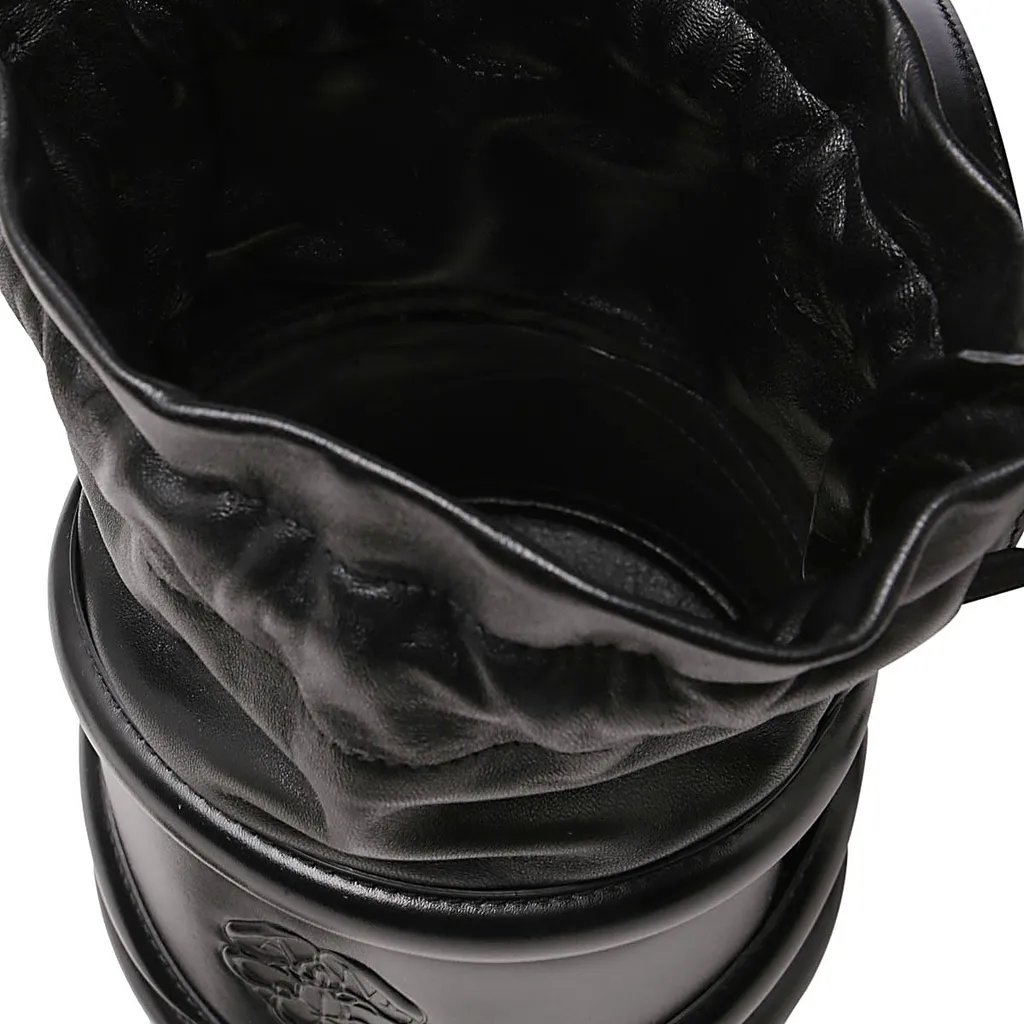 Logo Detailed Drawstring Bucket Bag