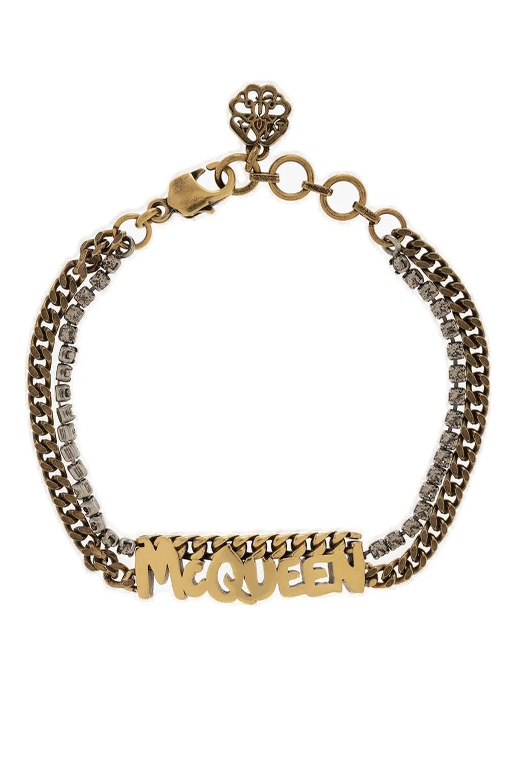 Grafitti Logo Plaque Bracelet