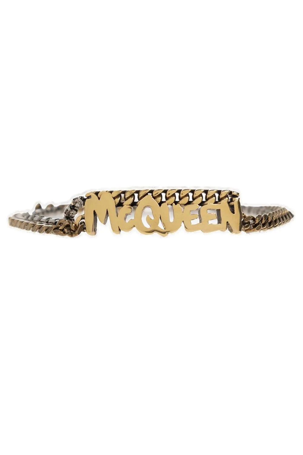 Grafitti Logo Plaque Bracelet