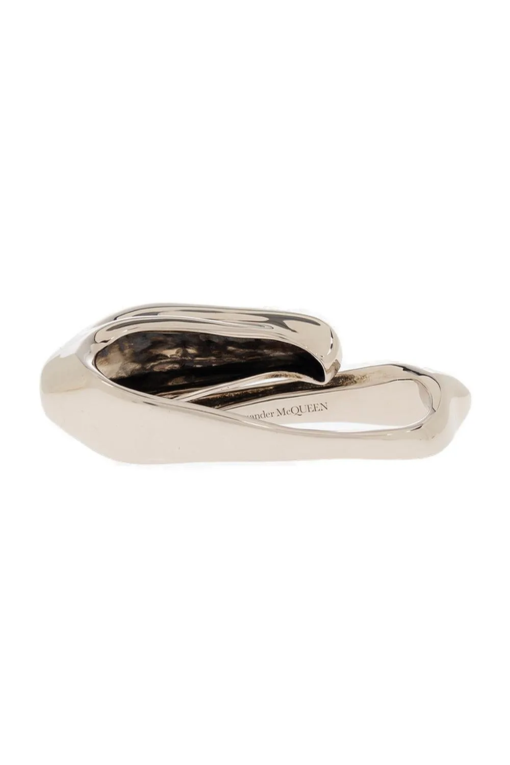 Asymmetric-Design Slip-On Ring