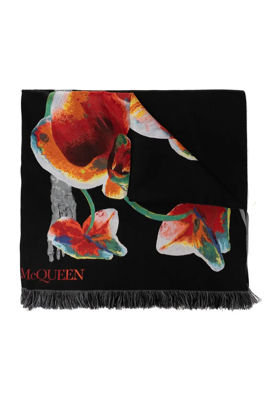 Floral Motif Printed Scarf