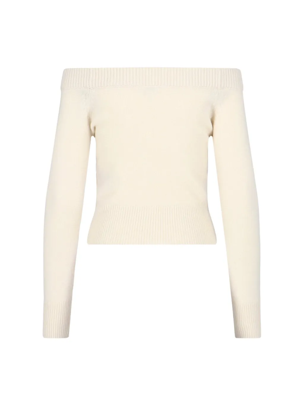 Off-Shoulder Long-Sleeved Jumper