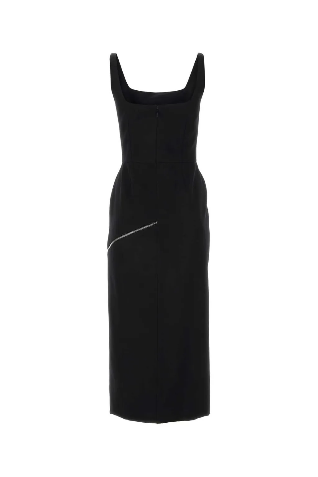 Zip-Detailed Dress