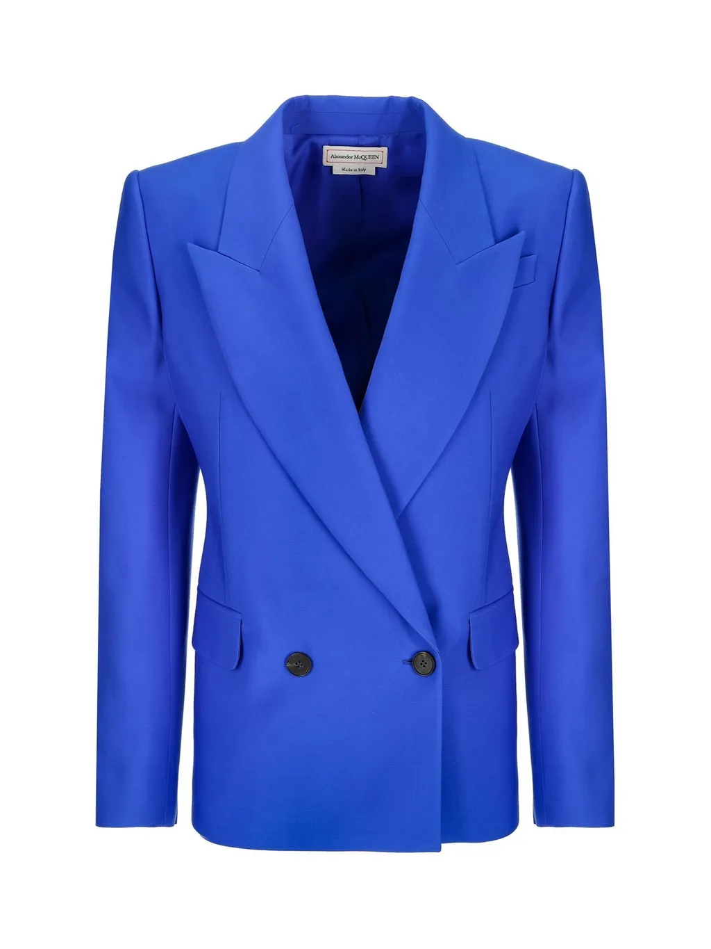 Double-Breasted Long-Sleeved Blazer