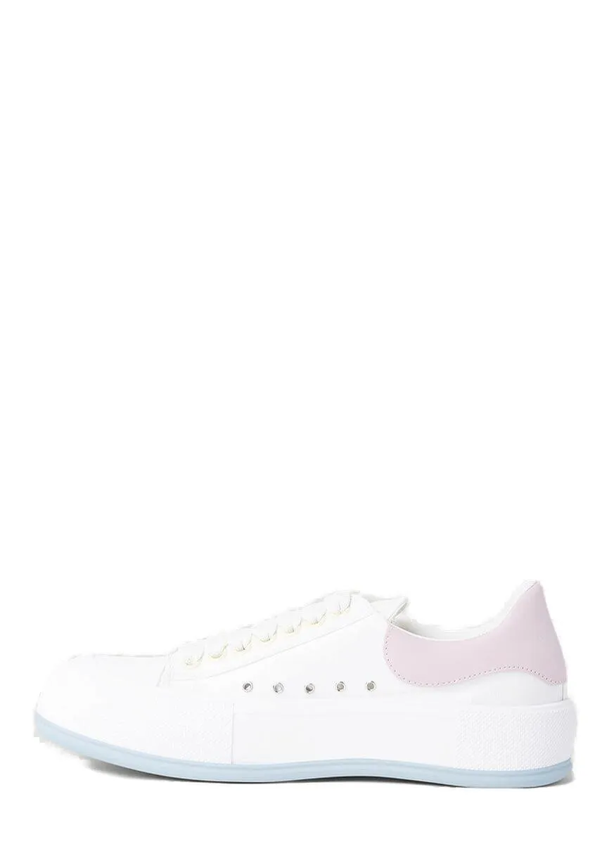 Deck Plimsoll Lace-Up Sneakers