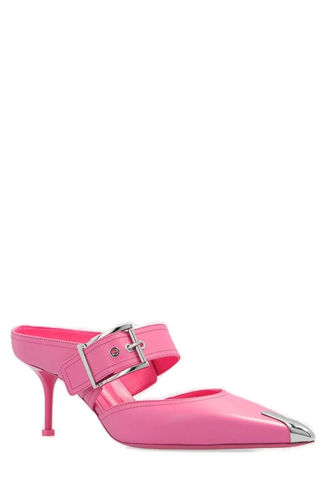 Pointed-Toe Slip-On Mules