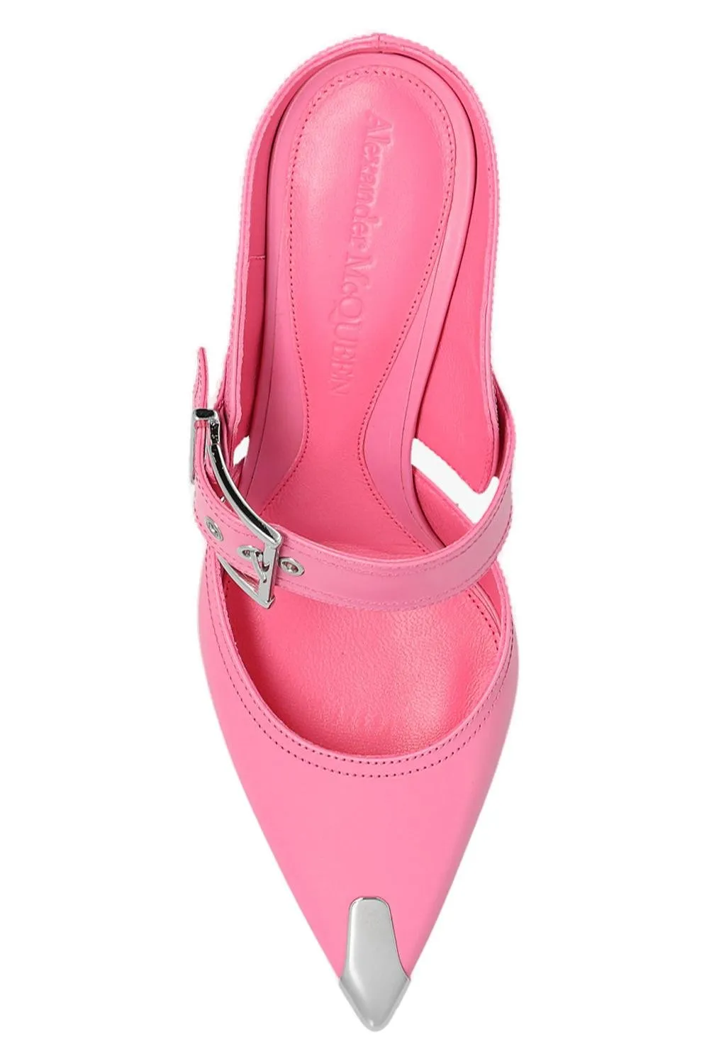 Pointed-Toe Slip-On Mules