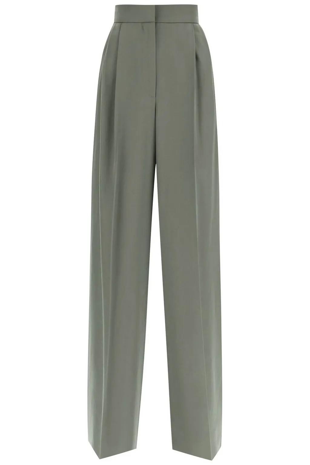 Wide-Leg Tailored Trousers
