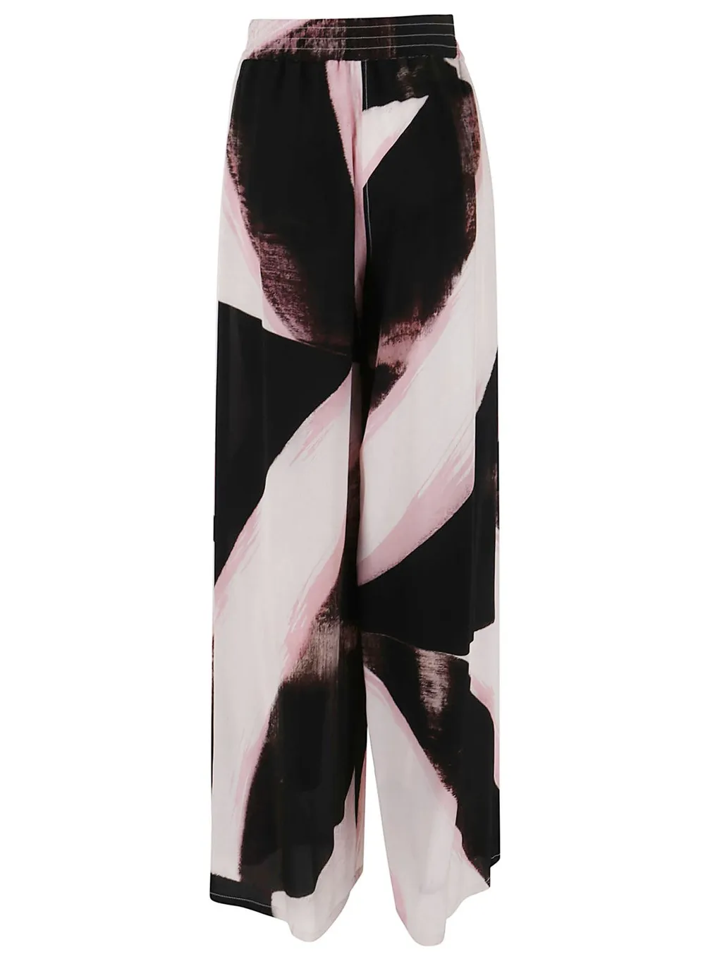Color-Block Wide Leg Pants