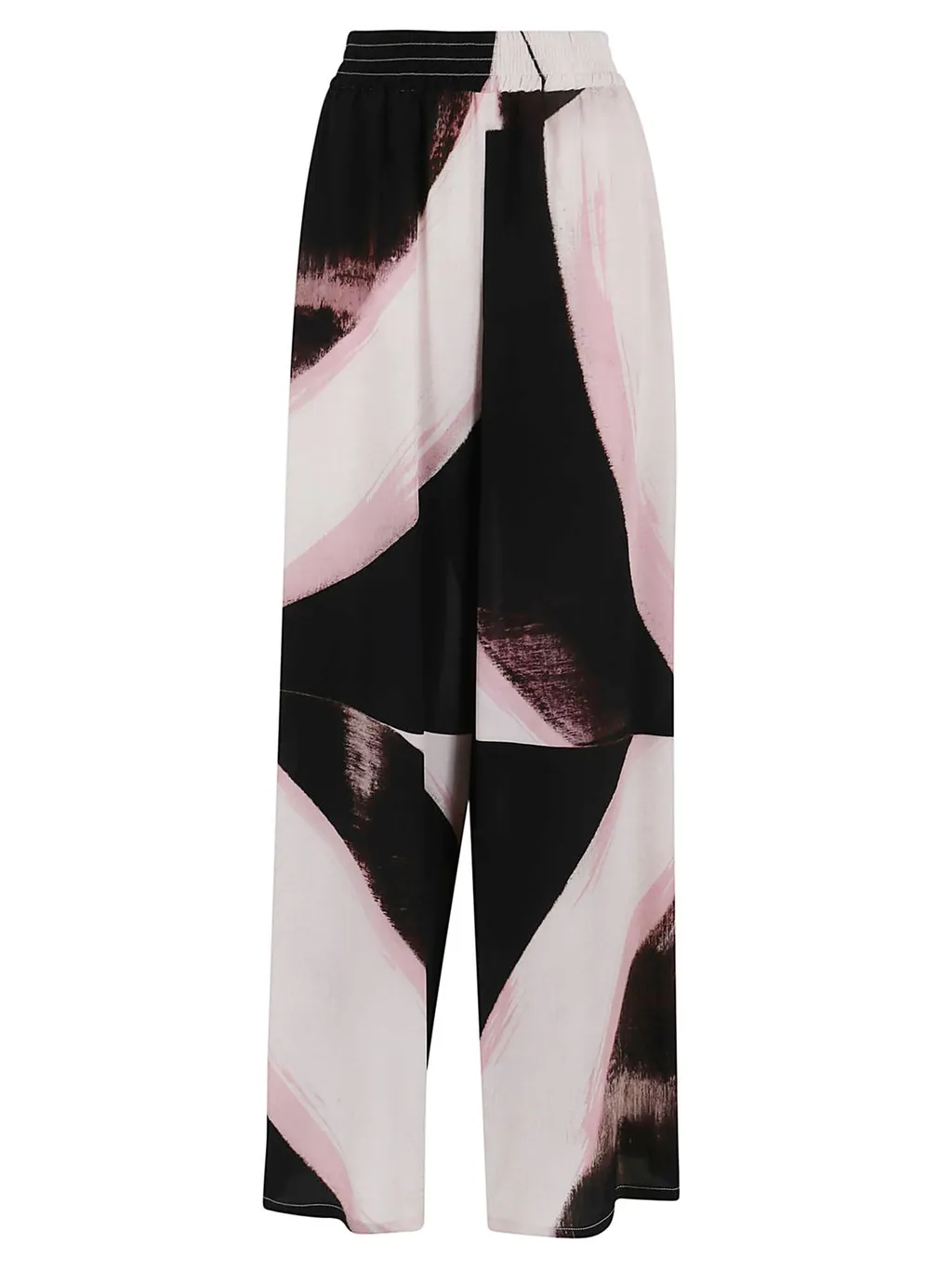 Color-Block Wide Leg Pants